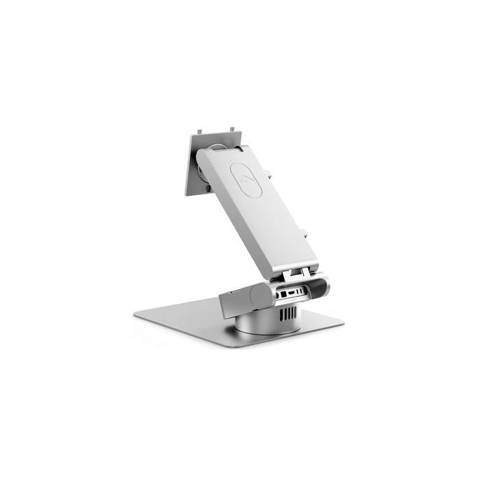 Alogic A32OFSSLV Supporto per Monitor da Scrivania Compatibile con Monitor Aspekt 32'' e Mac Mini M4 Materiale Alluminio ABS Acciaio Feltro colore Argento