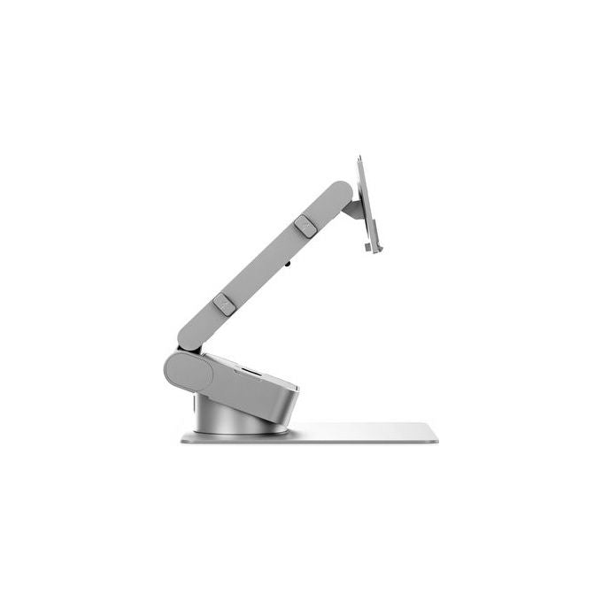 Alogic A32OFSSLV Supporto per Monitor da Scrivania Compatibile con Monitor Aspekt 32'' e Mac Mini M4 Materiale Alluminio ABS Acciaio Feltro colore Argento