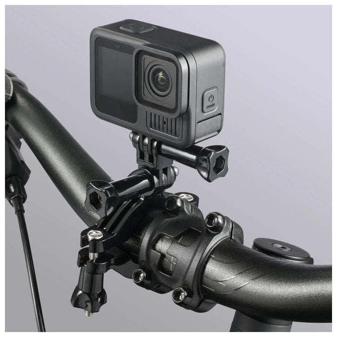 Hama 00004562 Large Supporto Passivo per Action Camera Compatibile GoPro Orientamento Orizzontale-Verticale Regolabile Girevole colore Nero