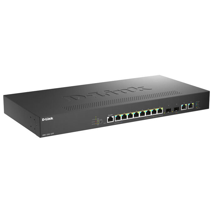 D-Link DMS-1250-12TP-E Switch di rete Gestito 10 porte 2.5G Ethernet 8 porte PoE 240 W colore Nero
