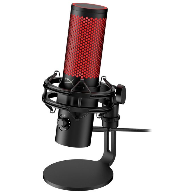 HyperX 872V1AA QuadCast 2 Microfono USB per Podcast 96 kHz 24 bit 100 dB SNR 3 m cavo colore Nero