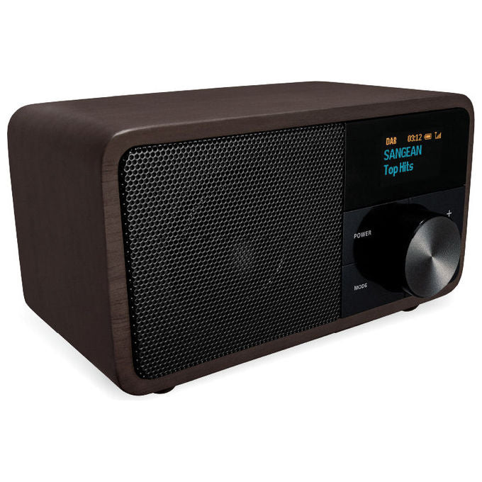 Sangean A500421 DDR-7 Radio da tavolo DAB+ FM Bluetooth OLED 8 W batteria 2600 mAh colore Legno