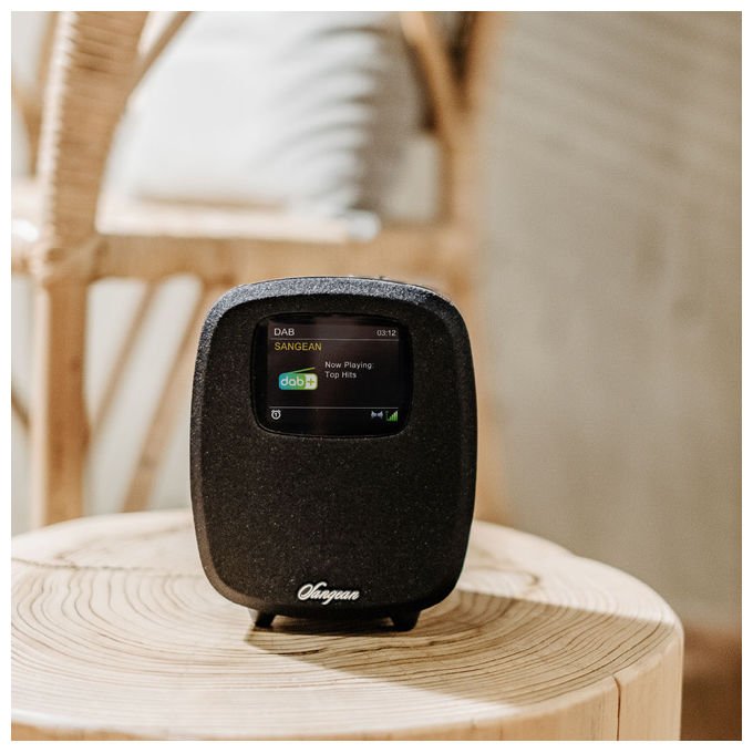 Sangean A500459 DCR-83 Radio da Tavolo DAB+ FM Bluetooth USB Audio in Uscita 2 W LCD Retroilluminato Funzione Sveglia e Snooze colore Nero
