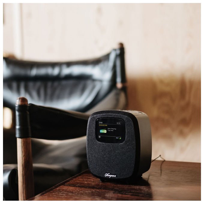 Sangean A500459 DCR-83 Radio da Tavolo DAB+ FM Bluetooth USB Audio in Uscita 2 W LCD Retroilluminato Funzione Sveglia e Snooze colore Nero