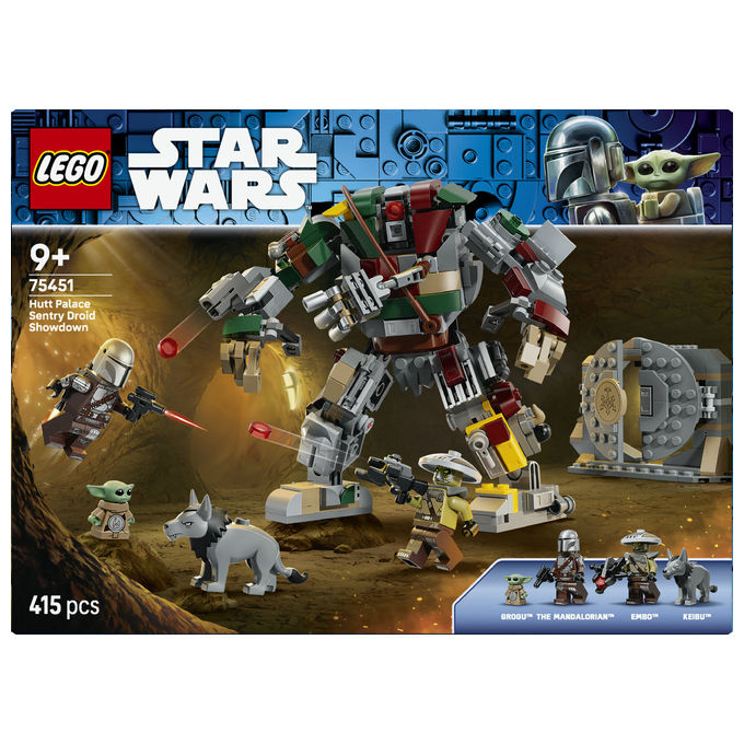 Lego 75451 Resa dei Conti con il Droide Sentinella al Palazzo di Jabba Set da Costruzione con 4 Personaggi 415 Pezzi colore Multicolore