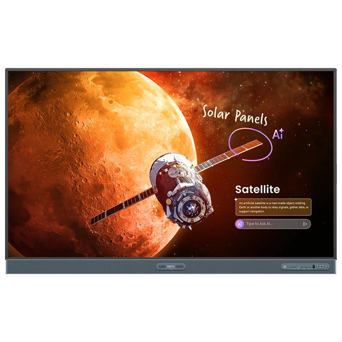 BenQ 9H.FC2TC.DE1 RP7505 Lavagna Interattiva 75'' 3840 x 2160 Pixel Touch Screen Android Wi-Fi 6 HDMI USB Type-C DisplayPort colore Nero
