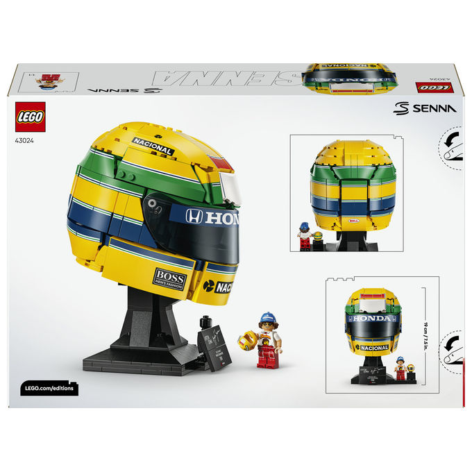Lego 43024 Casco Ayrton Senna Set da Costruzione 931 Pezzi colore Multicolore