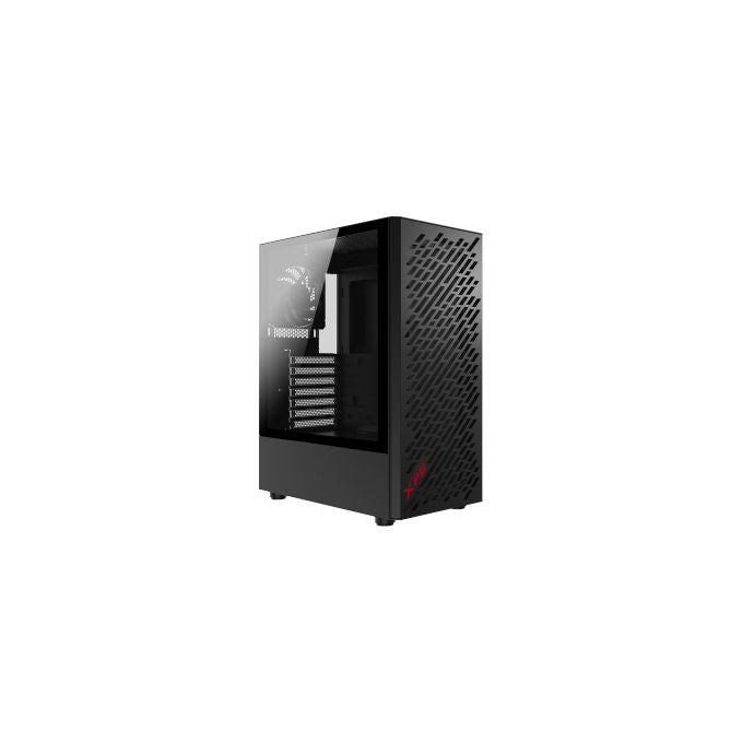 XPG 75261054 VALOR AIR Midi Tower ATX con vetro temperato e supporto ventole 360mm colore Nero