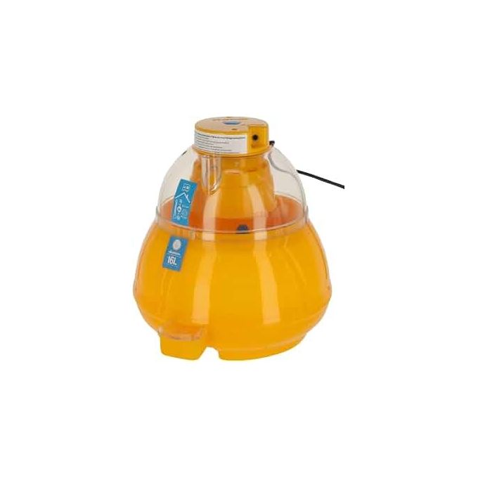 Kerbl 73032 Novital Incubatrice Covatutto 16L semiautomatica per uova analogica con termometro e recinto inclusi colore Nero