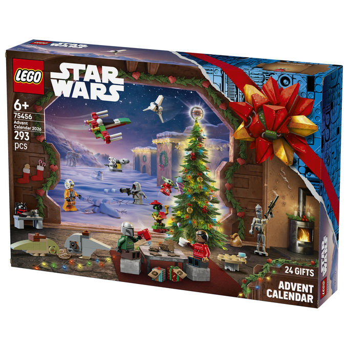 Lego 75456 Calendario dell'Avvento 2026 Set da Costruzione con 24 Sorprese e 293 Pezzi colore Multicolore
