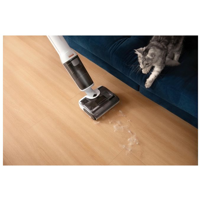 Roborock WD5M7B012-00 F25 RT Lavapavimenti per Umido e Secco 20000 Pa Autopulizia con Asciugatura a 90°C Zero Grovigli Serbatoi Separati colore Bianco