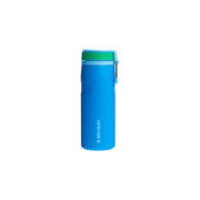 Stanley THEICEFLOWTWISTFLIP047L Borraccia Termica 470 ml Doppia Parete Acciaio Inox 18-8 Riciclato Twist Flip Cap BPA Free Flowsteady Technology Leak Proof Dishwasher Safe colore Azzurro