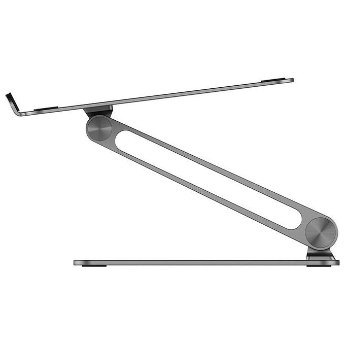 Alogic AALNBS-SGR Supporto Laptop Regolabile in Alluminio 1,25 Kg colore Grigio