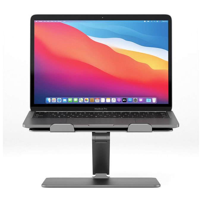 Alogic AALNBS-SGR Supporto Laptop Regolabile in Alluminio 1,25 Kg colore Grigio
