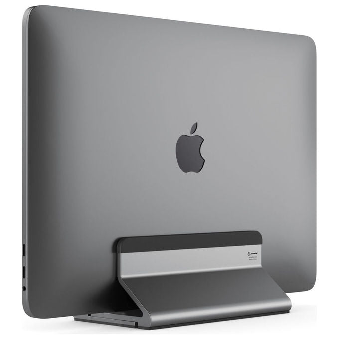 Alogic AALNBSS-SGR Bolt Supporto per Laptop in Alluminio con Morsetti Regolabili e Base Antiscivolo in Silicone colore Grigio
