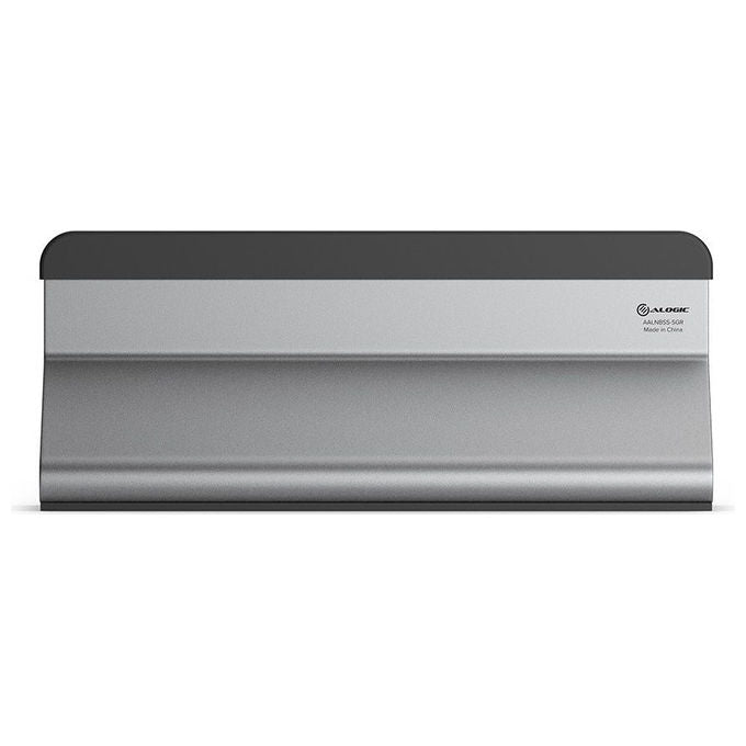 Alogic AALNBSS-SGR Bolt Supporto per Laptop in Alluminio con Morsetti Regolabili e Base Antiscivolo in Silicone colore Grigio