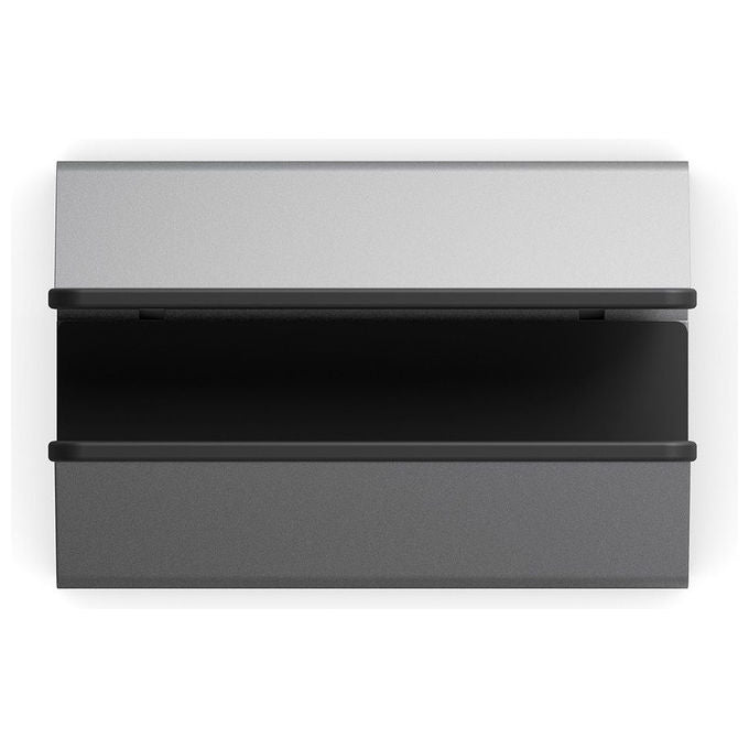 Alogic AALNBSS-SGR Bolt Supporto per Laptop in Alluminio con Morsetti Regolabili e Base Antiscivolo in Silicone colore Grigio