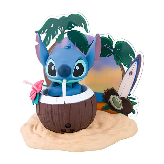ABYstyle Studio statuetta Stitch coconut, Disney Lilo and Stitch, Super Figure Collection, PVC, scala 1:10, 10 cm