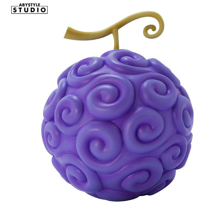 Abystyle ABYREP004 One Piece Replica Frutto Gum-Gum Gomu Gomu no Mi in Resina 13 cm Scala 1:1 colore Viola
