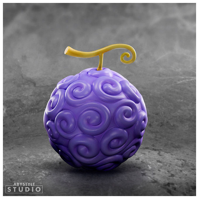 Abystyle ABYREP004 One Piece Replica Frutto Gum-Gum Gomu Gomu no Mi in Resina 13 cm Scala 1:1 colore Viola