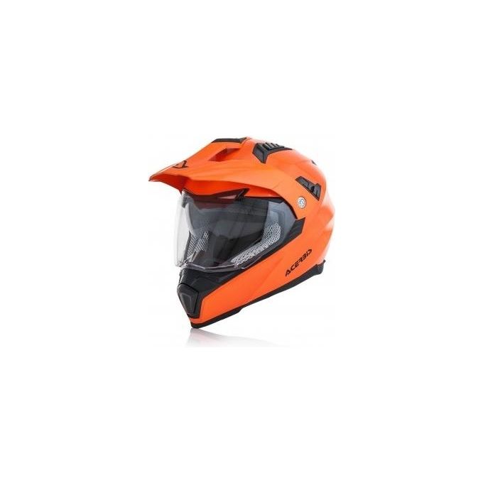 Acerbis Casco Tourer MX Flip FS-606 L Arancio Fluo