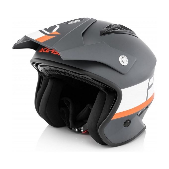 Acerbis Casco Jet Aria Grigio-Bianco taglia M