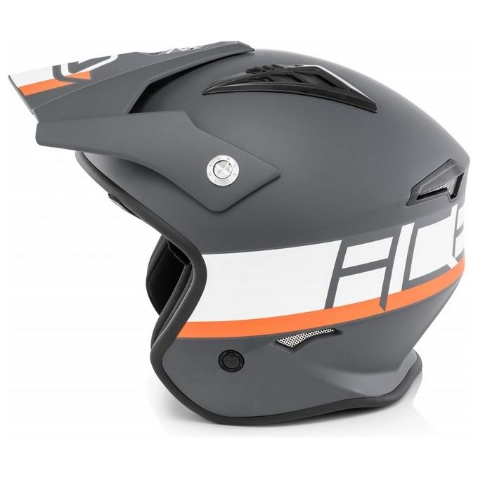 Acerbis Casco Jet Aria Grigio-Bianco taglia M