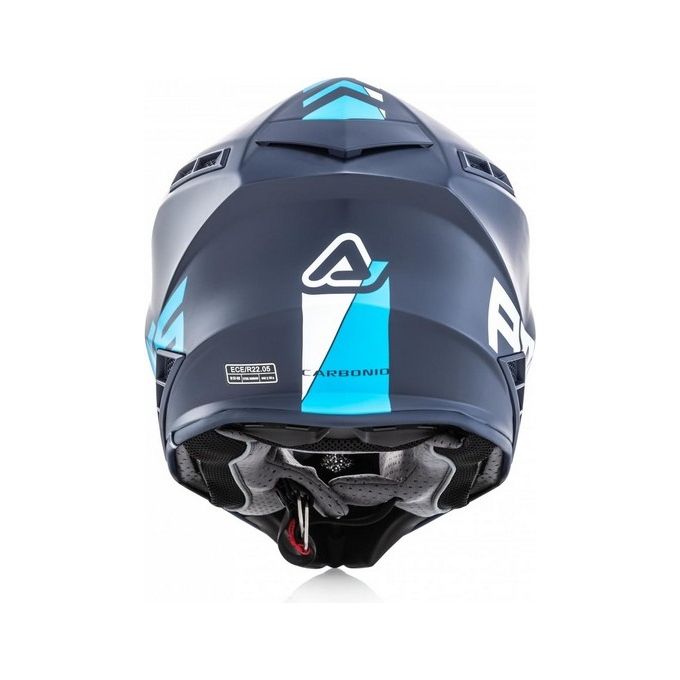 Acerbis Casco motocross STEEL CARBON Blu taglia XXL