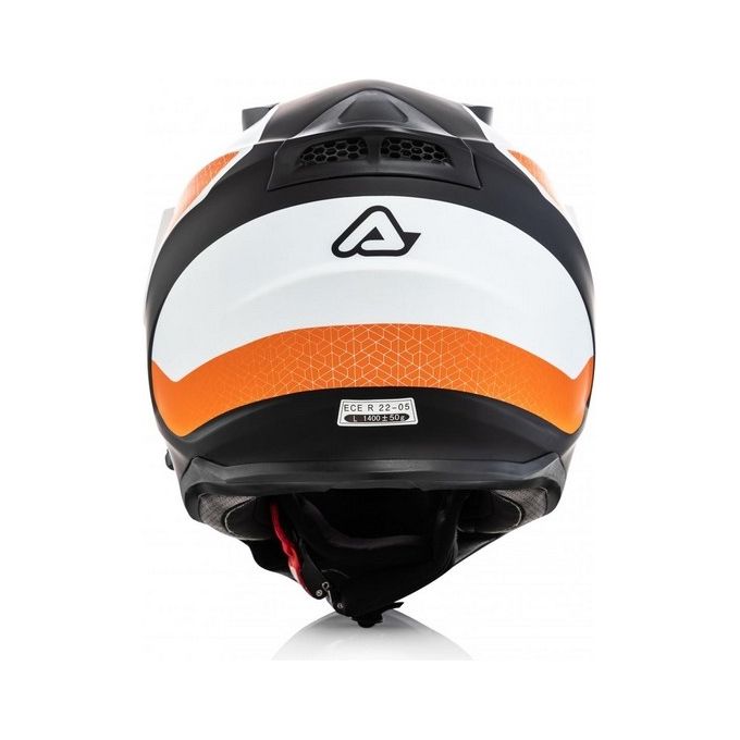 Acerbis Casco Integrale Reactive Graffix Bianco-Arancione taglia M