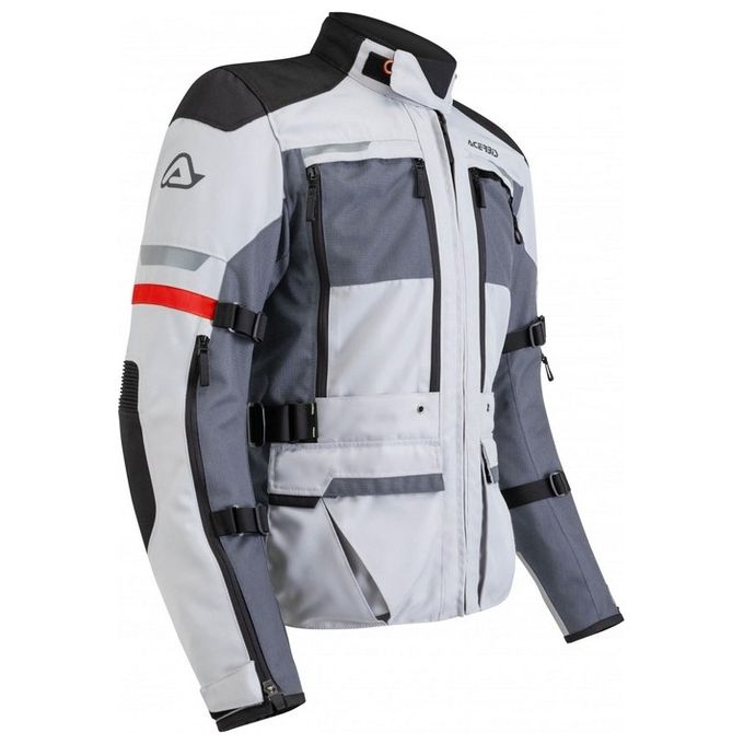 Acerbis Giacca Moto Dual Road X-TOUR Grigio Chiaro taglia L-XL