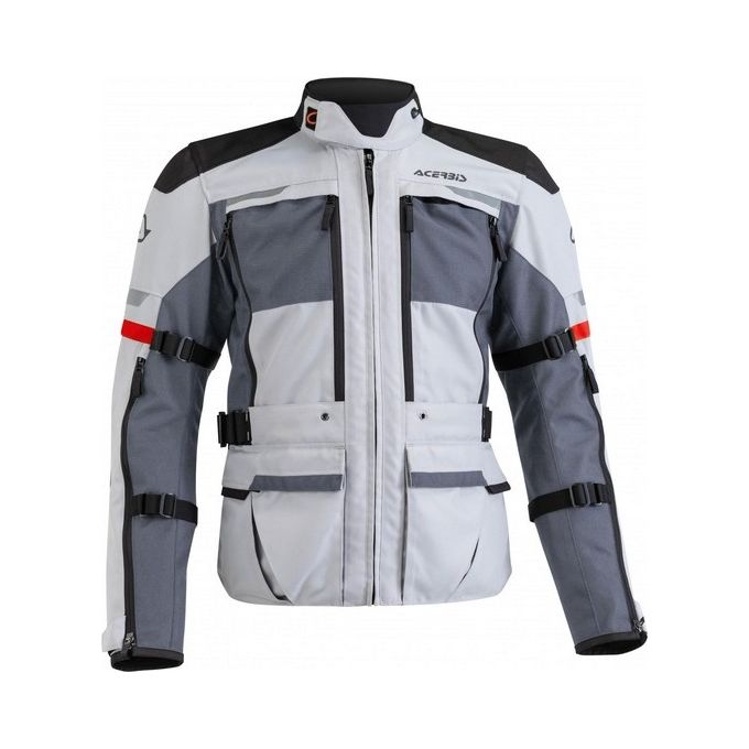 Acerbis Giacca Moto Dual Road X-TOUR Grigio Chiaro taglia L-XL