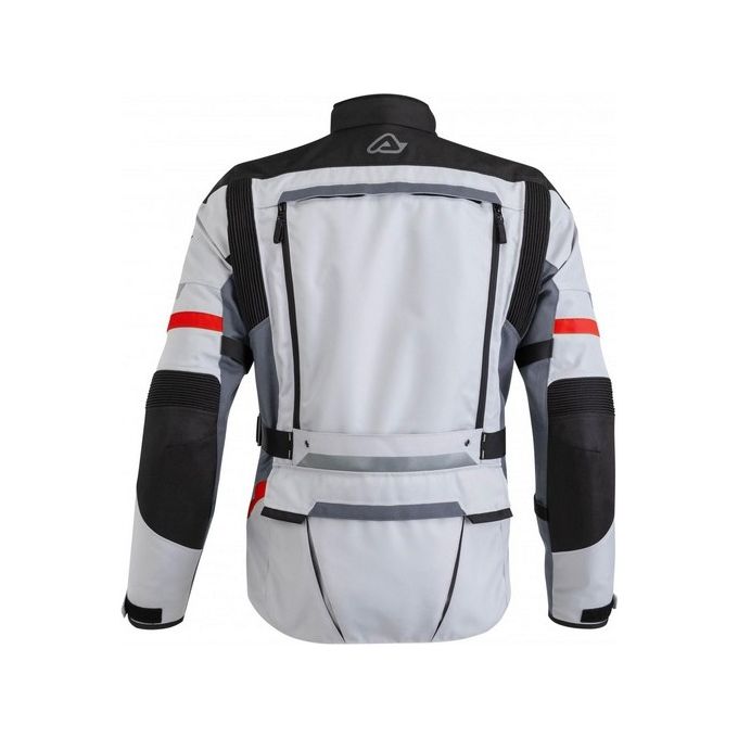Acerbis Giacca Moto Dual Road X-TOUR Grigio Chiaro taglia L-XL