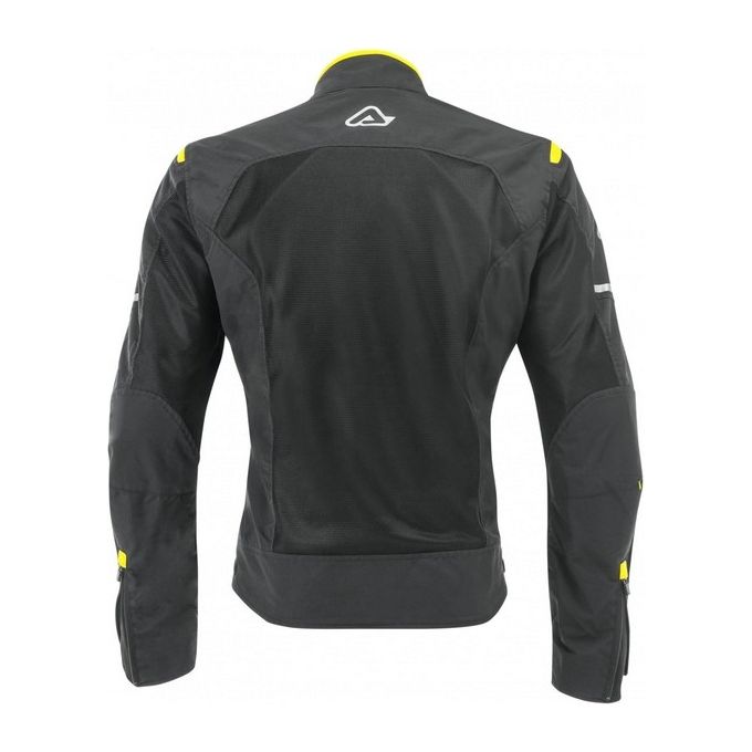 Acerbis Giacca Moto Dual Road Certificata RAMSEY MY VENTED 2.0 Nero-Giallo taglia XL