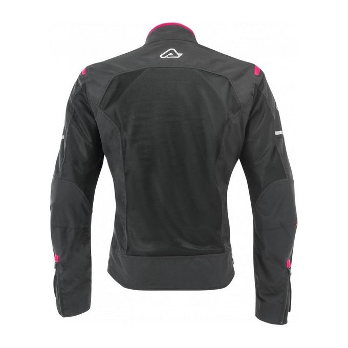 Acerbis Giacca Moto Donna Dual Road Certificata RAMSEY MY VENTED 2.0 LADY Nero-Pink taglia M