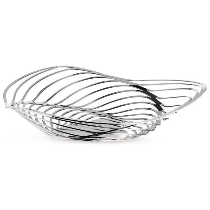 Alessi ACO01 Trinity Centrotavola in Acciaio Inossidabile 18-10 Diametro 43 cm Altezza 10 cm colore Acciaio inox