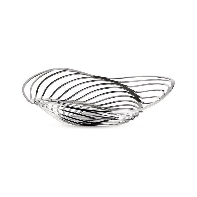 Alessi ACO02 Trinity Cestino porta frutta in Acciaio inox Diametro 26 cm colore Argento