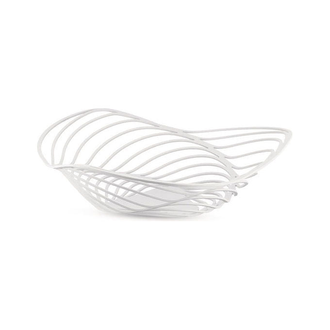 Alessi ACO02 Trinity Cestino porta frutta in Acciaio inox Diametro 26 cm colore Argento
