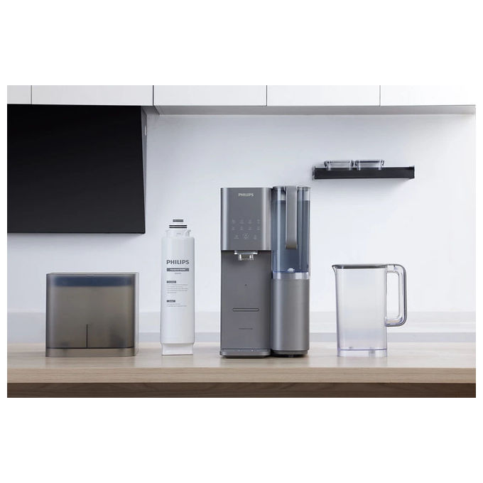Philips ADD6921DG-10 Distributore d'acqua a osmosi inversa 6 litri temperatura da 5 a 100 °C efficienza filtrazione 99,99% colore Grigio