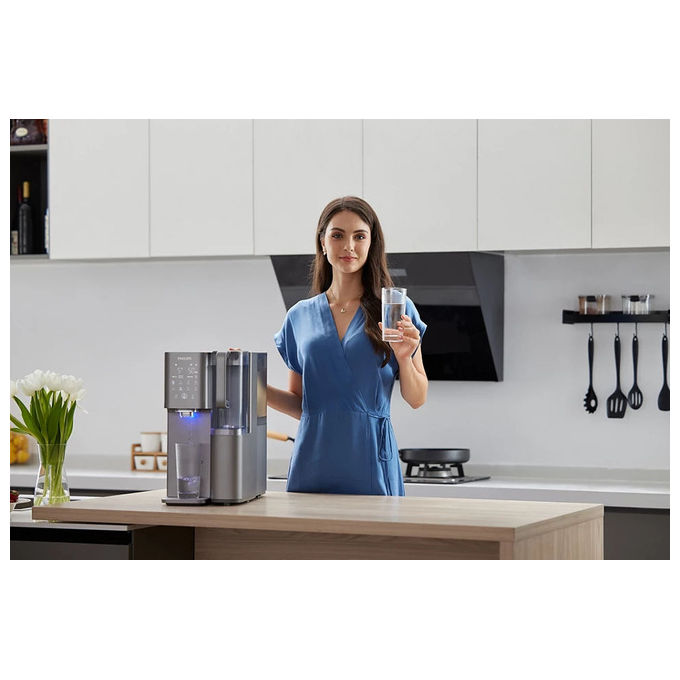 Philips ADD6921DG-10 Distributore d'acqua a osmosi inversa 6 litri temperatura da 5 a 100 °C efficienza filtrazione 99,99% colore Grigio