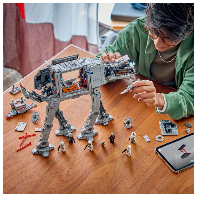 Lego 75454 AT-AT Imperial Remnant con INT-4 Kit con Navetta Speeder Bike 6 Minifigure e 1 Figura 1453 pezzi colore Multicolore