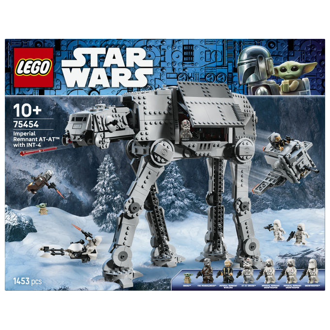 Lego 75454 AT-AT Imperial Remnant con INT-4 Kit con Navetta Speeder Bike 6 Minifigure e 1 Figura 1453 pezzi colore Multicolore