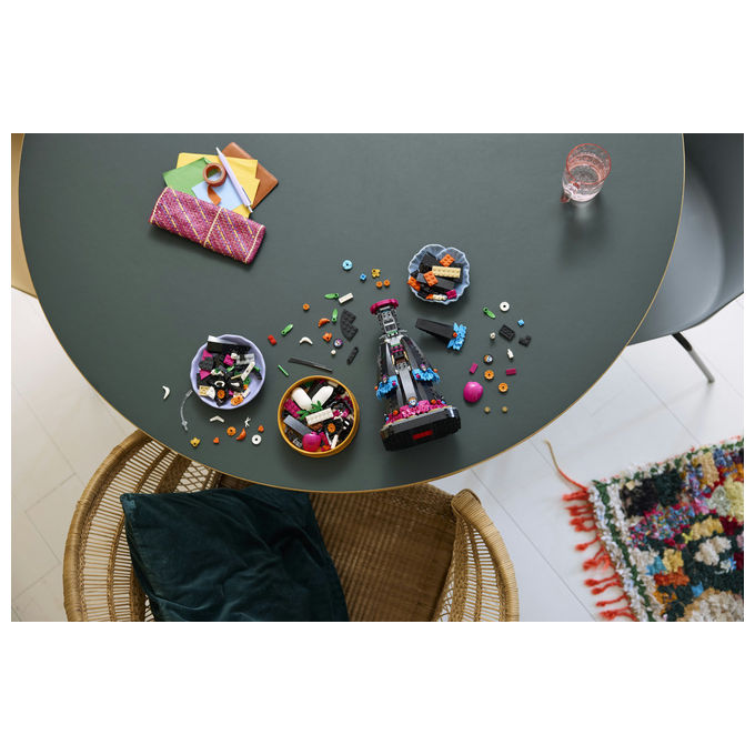Lego 21372 LEGO Ideas Kit Modellismo per Adulti con Scheletro Fiori Finti e Farfalle Monarca 1212 pezzi colore Multicolore