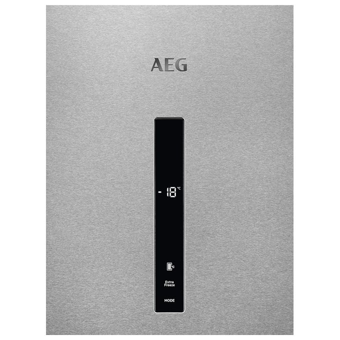 AEG AGB728E5NX Congelatore Verticale Capacita' 280 Litri Classe energetica E NoFrost Display Digitale Illuminazione LED 186 cm Acciaio Inox