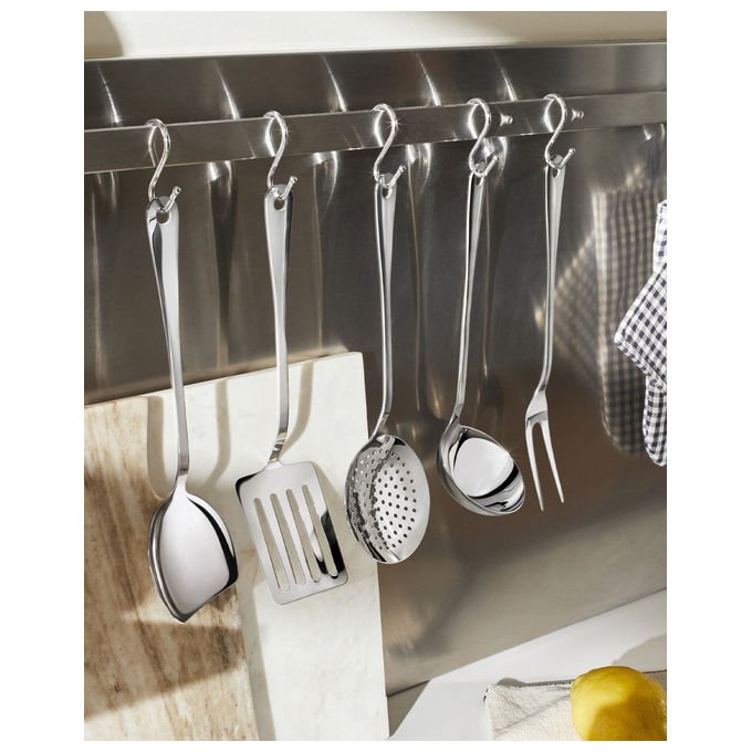 Alessi AJM19S5 L Set di 5 Mestoli in Acciaio Inossidabile 18-10 colore Acciaio