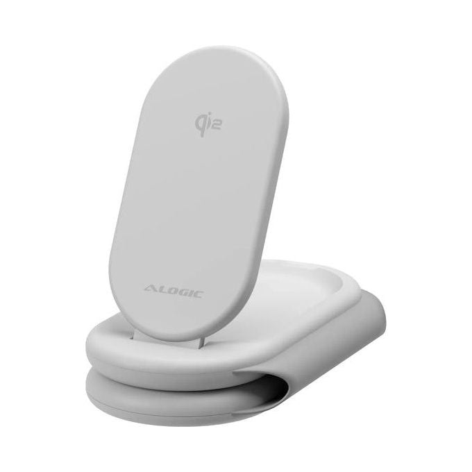 Alogic AL31WCPA-WH PackAway Supporto di ricarica wireless 3-in-1 Qi2 Fast Wireless Charging 15 W Cavo USB-C incluso colore Bianco