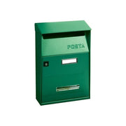 Alubox Cassetta Postale Serie EFFE Verniciato Verde