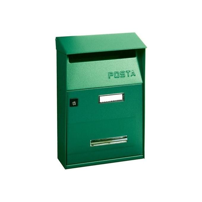 Alubox Cassetta Postale Serie EFFE Verniciato Verde