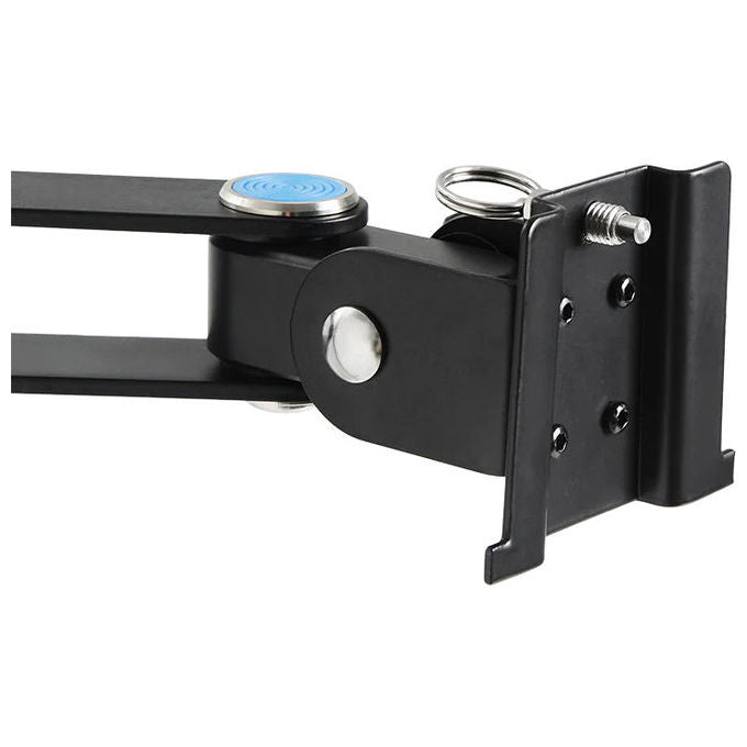 Amaran 6977162452432 Verge Desk Clamp Stand Supporto da Scrivania in Alluminio Altezza Massima 100 cm Apertura Morsetto Fino a 7 cm colore Nero
