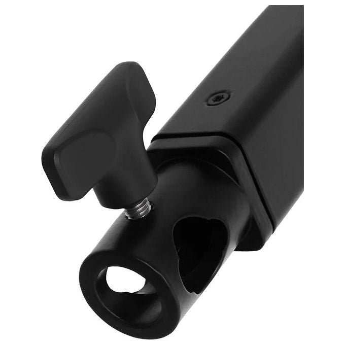 Amaran VERGE-STAND-ADAPTER Black Adattatore per Asta con Attacco Baby Pin da 5-8 Pollici Compatibile con Amaran Verge e Verge Max Orientamento Orizzontale o Verticale Angolo Pan-Tilt 180° Materiale Alluminio colore Nero