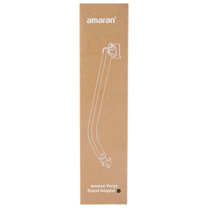 Amaran VERGE-STAND-ADAPTER Black Adattatore per Asta con Attacco Baby Pin da 5-8 Pollici Compatibile con Amaran Verge e Verge Max Orientamento Orizzontale o Verticale Angolo Pan-Tilt 180° Materiale Alluminio colore Nero